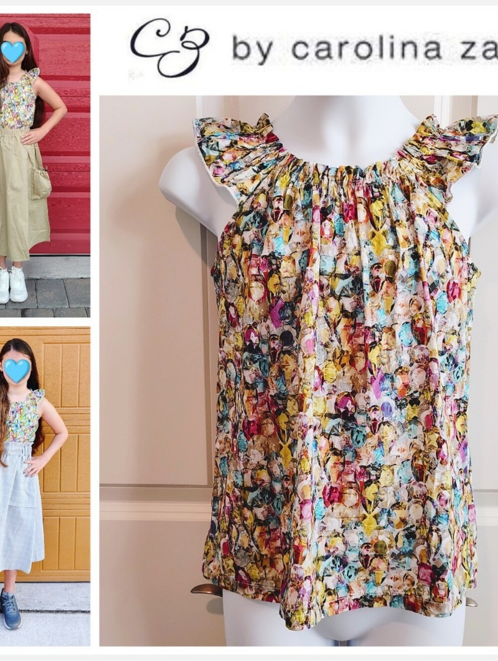 Carolina Zapf Jewel Blouse (NY Brand)